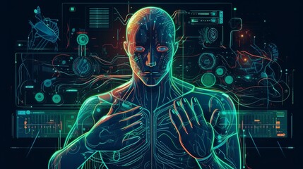 バイオハッキング・健康維持の未来のイメージ
