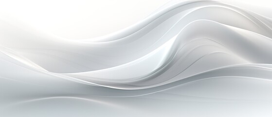 Curve white clean abstract background, soft light banner