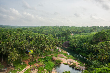 Fototapeta na wymiar View from Adequate, Kanyakumari, Tamil Nadu, India.