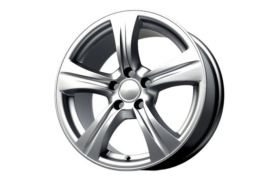 Alloy wheel. isolated object, transparent background