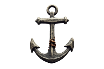 Anchor. isolated object, transparent background