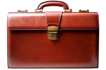 Attache case. isolated object, transparent background