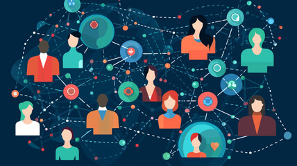 Obraz premium Concept vector illustration of LLM (Large Language Models).