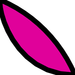 Purple Leaf / Petal - Rosh Hashanah Hand Drawn Elements Collection