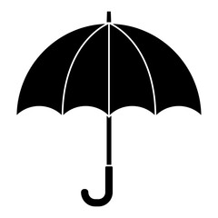 傘のシルエットアイコン