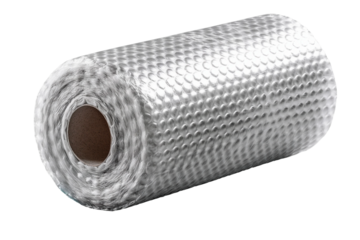Bubble wrap roll. isolated object, transparent background