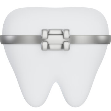 Teeh Braces 3D Icon