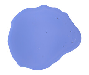 blue liquid gel isolated