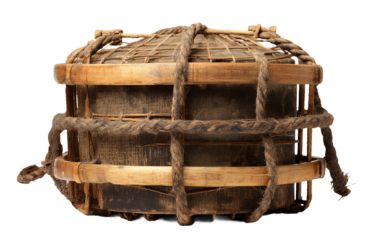 Crab trap. isolated object, transparent background