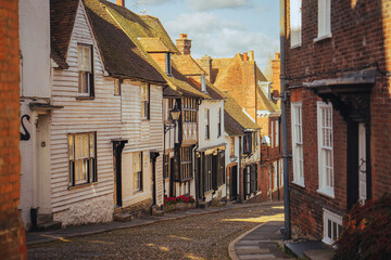 old houses in the town