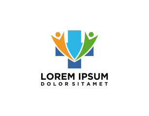 People Care Logo and Icon Template