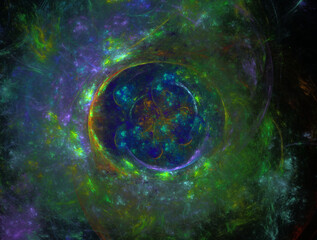 Imaginatory fractal abstract background Image