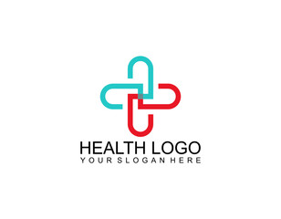 Healthcare Cross Sign Logo Template