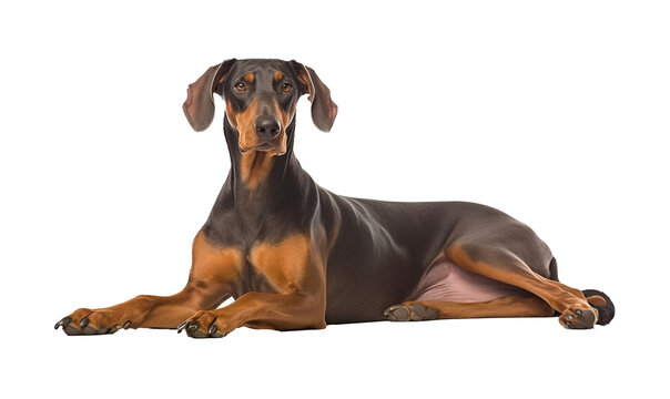 dachshund dog isolated on white HD 8K wallpaper Stock Photographic Image