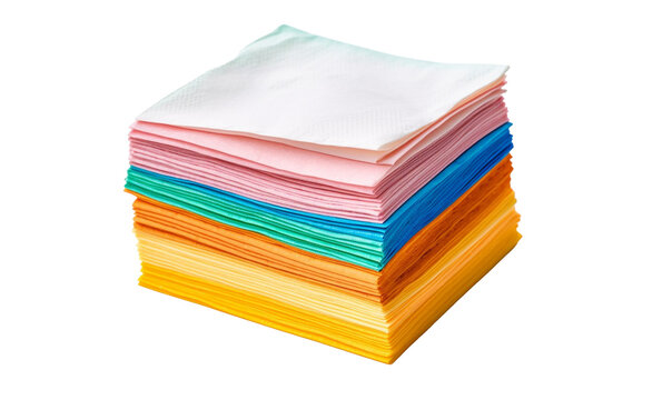 stack of colorful towels HD 8K wallpaper Stock Photographic Image