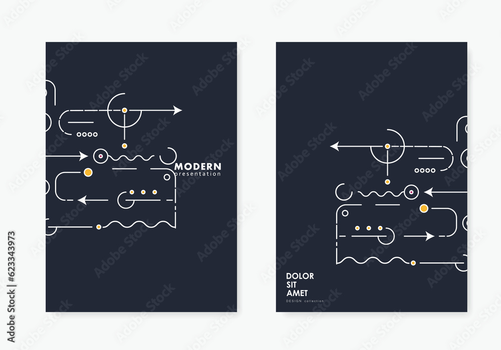 Poster abstract high-tech technology background texture. circuit board coner brochure. vector illustration