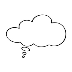 cloud hand drawn element