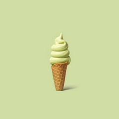 minimalism minimal simple flat pistachio soft
