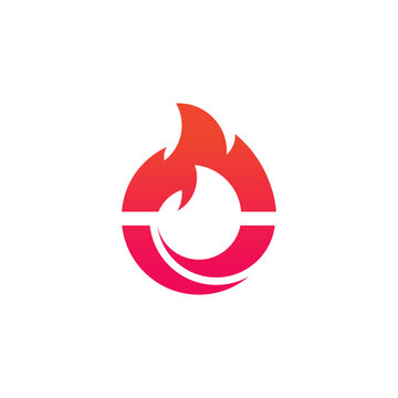  Fire flame logo vector illustration design template. vector fire flames sign illustration isolated. fire icon	
