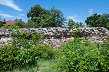 Fototapeta na wymiar Ruins of Roman city of Diocletianopolis, Hisarya, Bulgaria