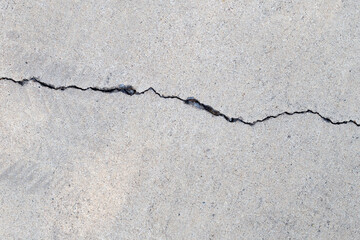 Cracked cement wall texture for background.