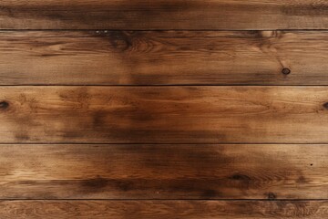 Fototapeta na wymiar Seamless background of brown wooden planks.