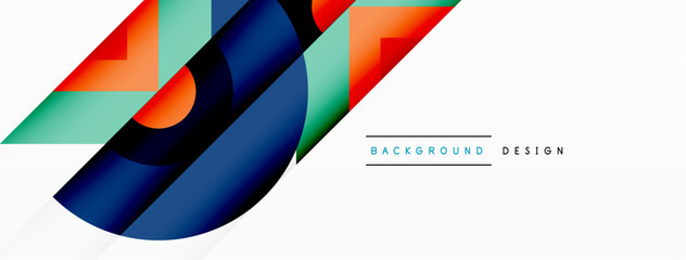 Visually captivating background design showcasing dynamic geometric lines, triangles, and squares. This composition blends precision and movement, creating an engaging graphic with a modern aesthetic
