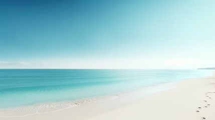 Fototapeta na wymiar Beautiful Holiday summer sand beach tropical beach and sea Background