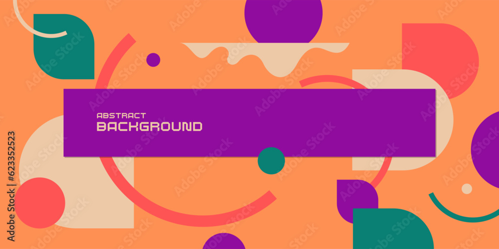Poster abstract background with simple elements. an image with a composition of geometric elements and shap