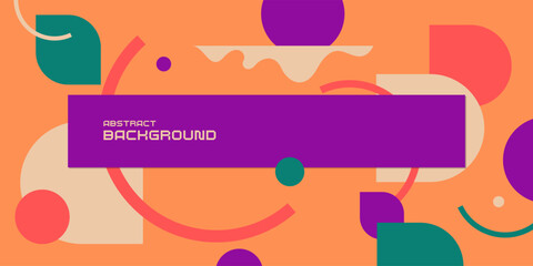 Abstract background with simple elements. An image with a composition of geometric elements and shapes.