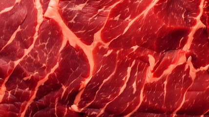Close up beef steak background. Generative ai design.