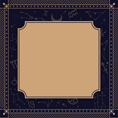 Zodiac frame stars in the solar system