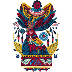 Mexican Embroidery Clipart is used for print on demand creations, including apparel, home decor, and accessories, allowing you to infuse your products with vibrant and culturally rich designs inspired