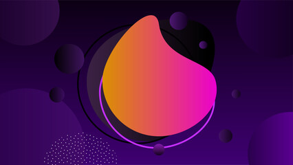 Twilight gradient placeholder frame copy space over dark violet and blue background