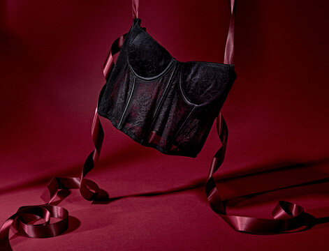 fashion, woman, red, gift, clothing, style, beauty, black, lingerie, elegance, still life