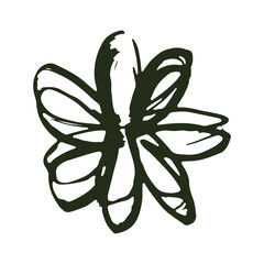 stroke flower element