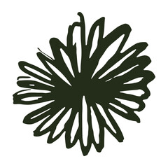 artistic flower element