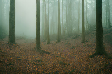 fog in the forest