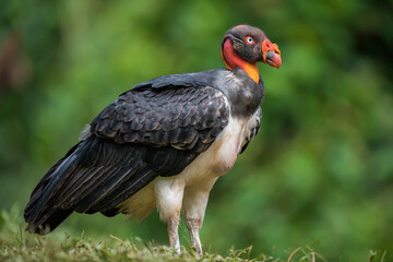 Sarcoramphus papa (king vulture) in the wild