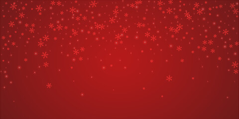 Beautiful snowfall christmas background. Subtle