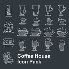 coffee house icon pack