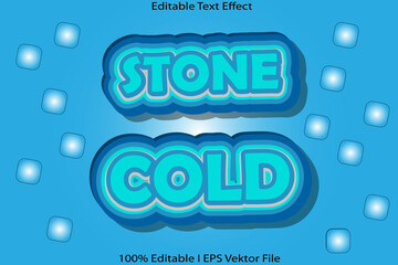 Stone Cold Editable Text Effect