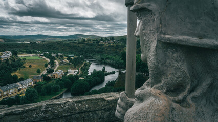 Vistas desde el Castillo de Puebla de Sanabria, paisaje que se contempla desde el torreón del castillo