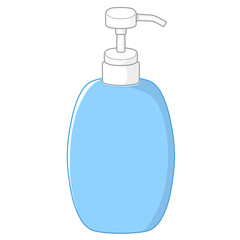 パンプ式のプラスチック容器（シャンプーボトル）