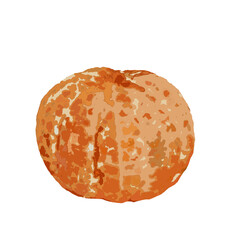 peeled orange