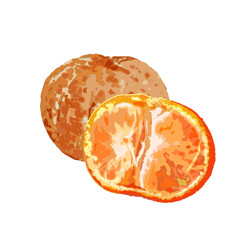 peeled orange