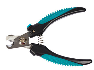 scissors for cutting claws of an animals isolated on white