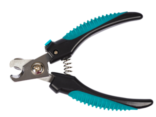 scissors for cutting claws of an animals isolated on white