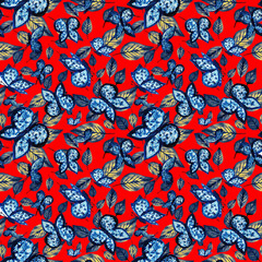 Fototapeta premium the background is colored with flowers