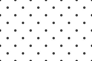 Seamless of abstract pattern. Design modular shape black on white background. Design print for illustration, textile, texture, wallpaper, background. Set 1